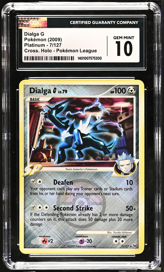 Pokemon - Dialga G - Platinum - CGC 10