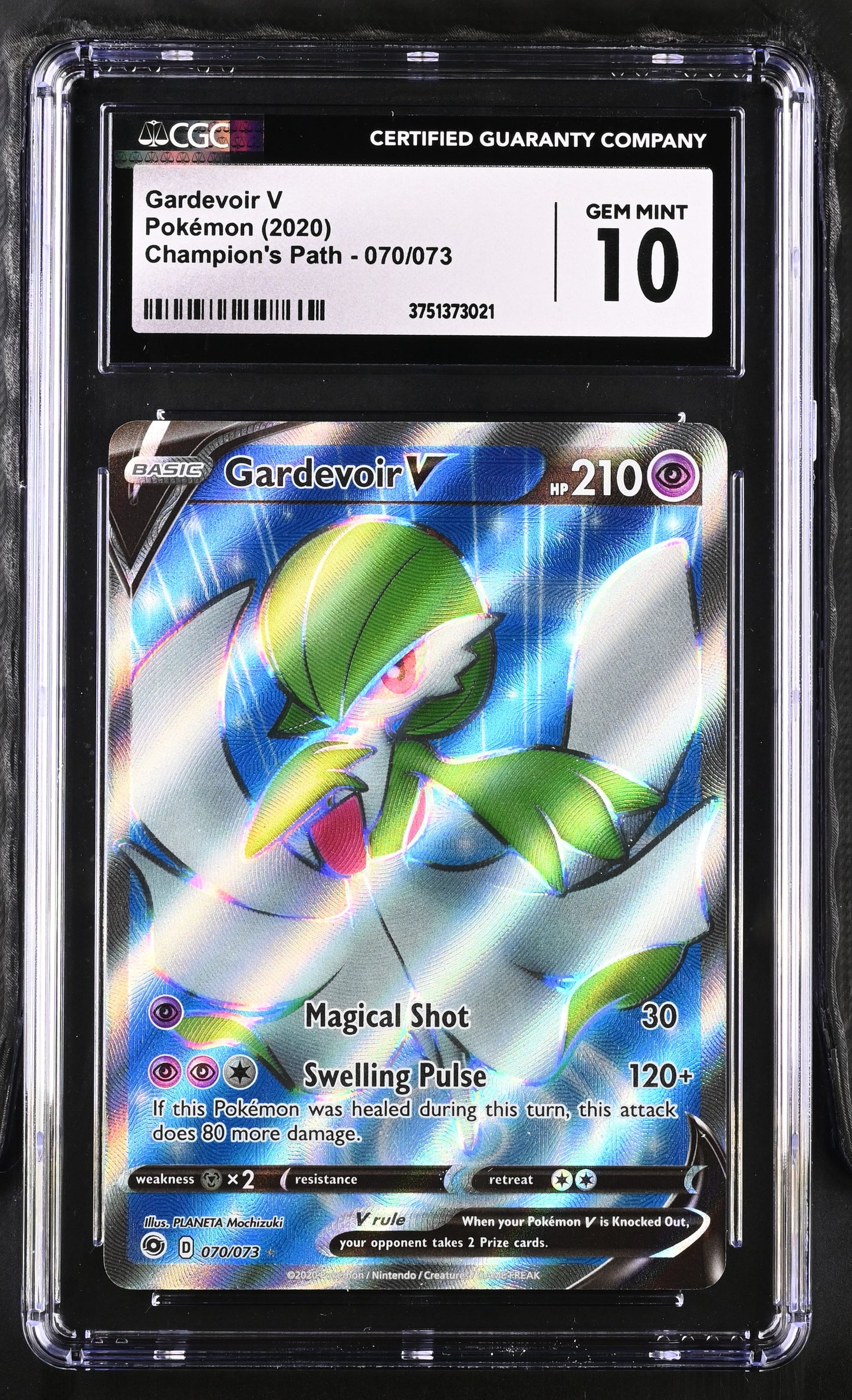 Pokemon - Gardevoir V - Champion's Path - CGC 10