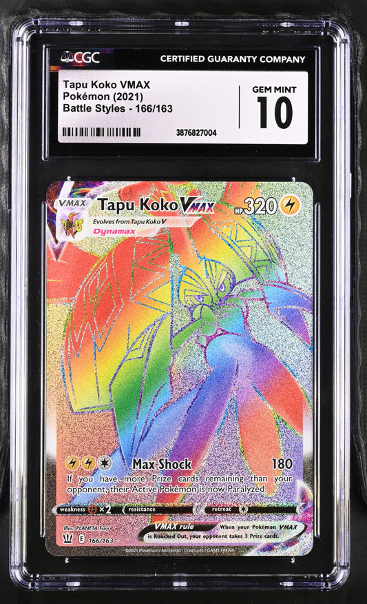 Pokemon - Tapu Koko - Battle Styles - CGC 10