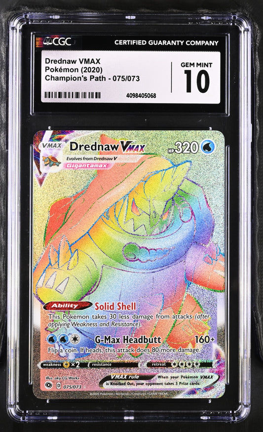 Pokemon - Dreadnaw VMAX - Champion's Path - CGC 10