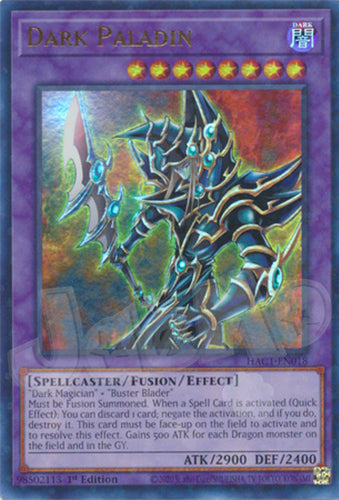 Yugioh - Dark Paladin - 1st Edition - Duel Terminal Technology Ultra Rare - NM