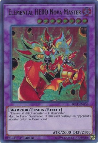 Yugioh - Elemental HERO Nova Master - 1st Edition - Ultra Rare - NM